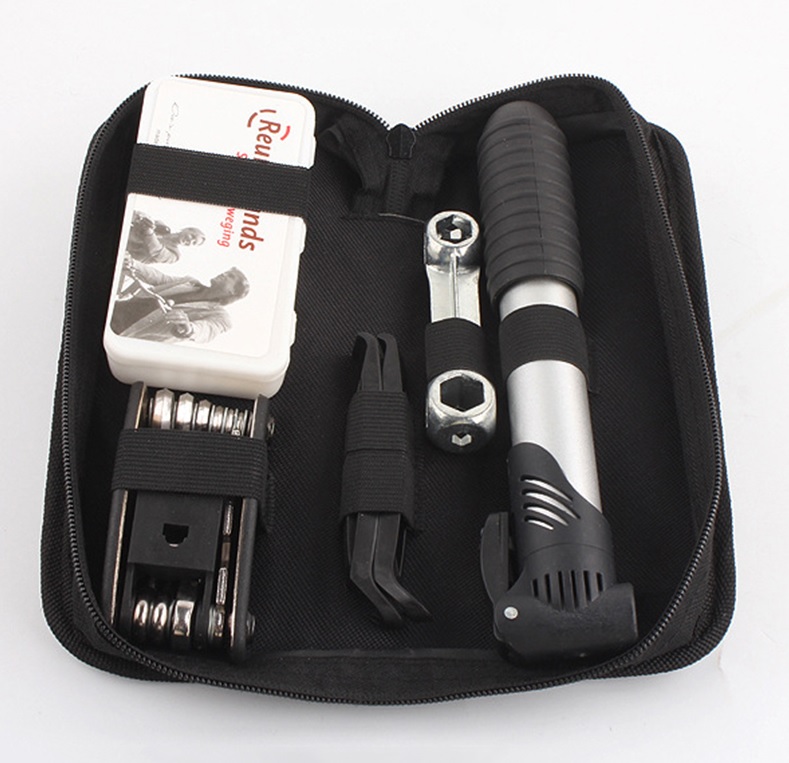 Bicycle Tool Bag Portable Multi Tool Storage Bike Repair Tool Kit Set