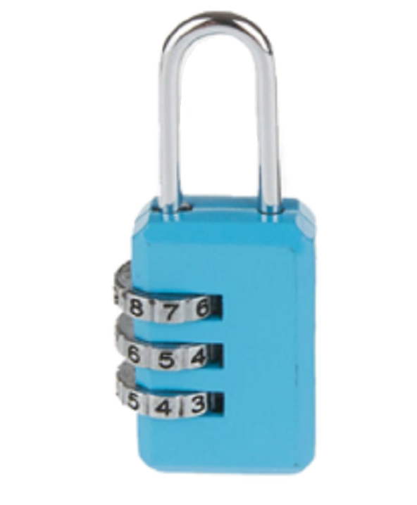 CJSJ 3-Digit Combination Mini Padlock keyless Luggage Security Travelling  Code Lock